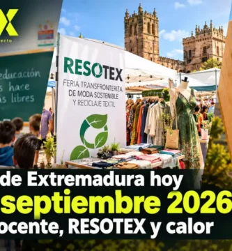 Noticias de Extremadura hoy 19 de septiembre 2026: Sueldo docente, RESOTEX y calor