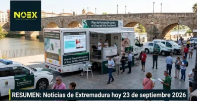 Noticias de Extremadura hoy 23 de septiembre 2026