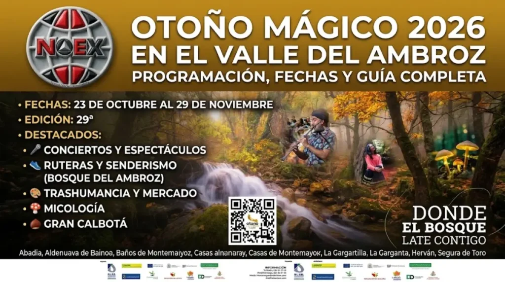 Otoño Mágico 2026 en el Valle del Ambroz: Programación, Fechas y Guía Completa
