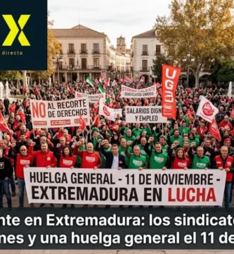 Otoño caliente en Extremadura: los sindicatos anuncian movilizaciones y una huelga general el 11 de noviembre