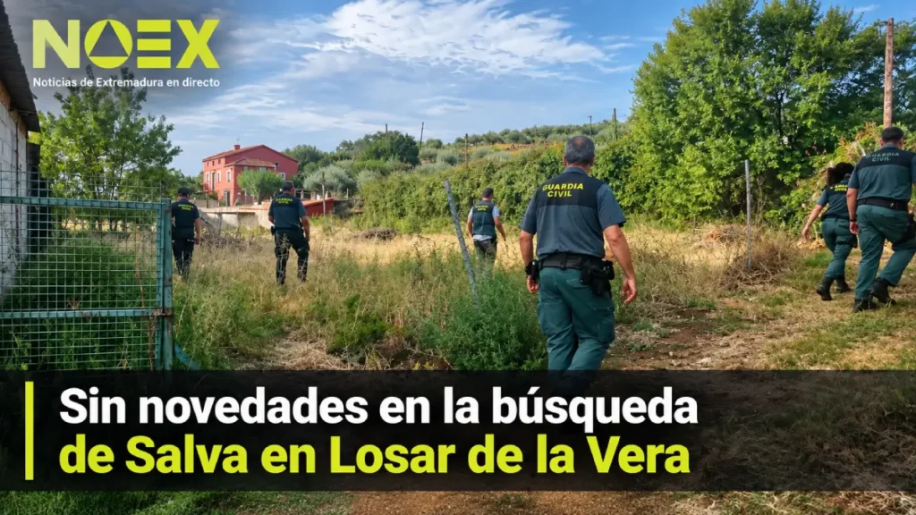 Sin novedades en la búsqueda de Salva en Losar de la Vera