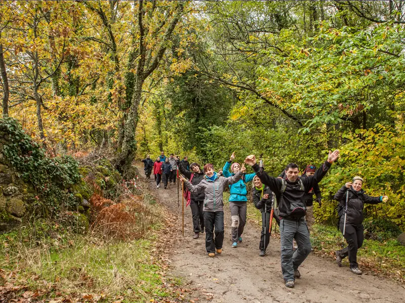 Ruta senderismo otoño Ambroz