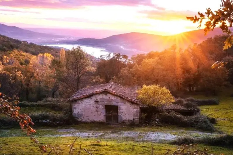 Paisaje otoñal Valle Ambroz