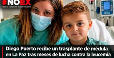 Diego Puerto recibe un trasplante de médula en La Paz tras meses de lucha contra la leucemia