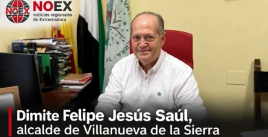 Dimite Felipe Jesús Saúl, alcalde de Villanueva de la Sierra
