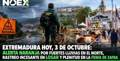 Extremadura hoy, 3 de octubre