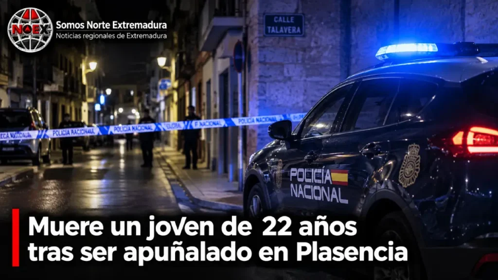 Muere un joven de 22 años tras ser apuñalado en Plasencia