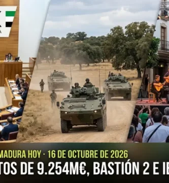 Noticias de Extremadura hoy 16 de octubre 2026