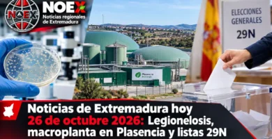 Noticias de Extremadura hoy 26 de octubre 2026: