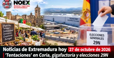 Noticias de Extremadura hoy 27 de octubre 2026
