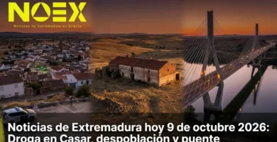 Noticias de Extremadura hoy 9 de octubre 2026